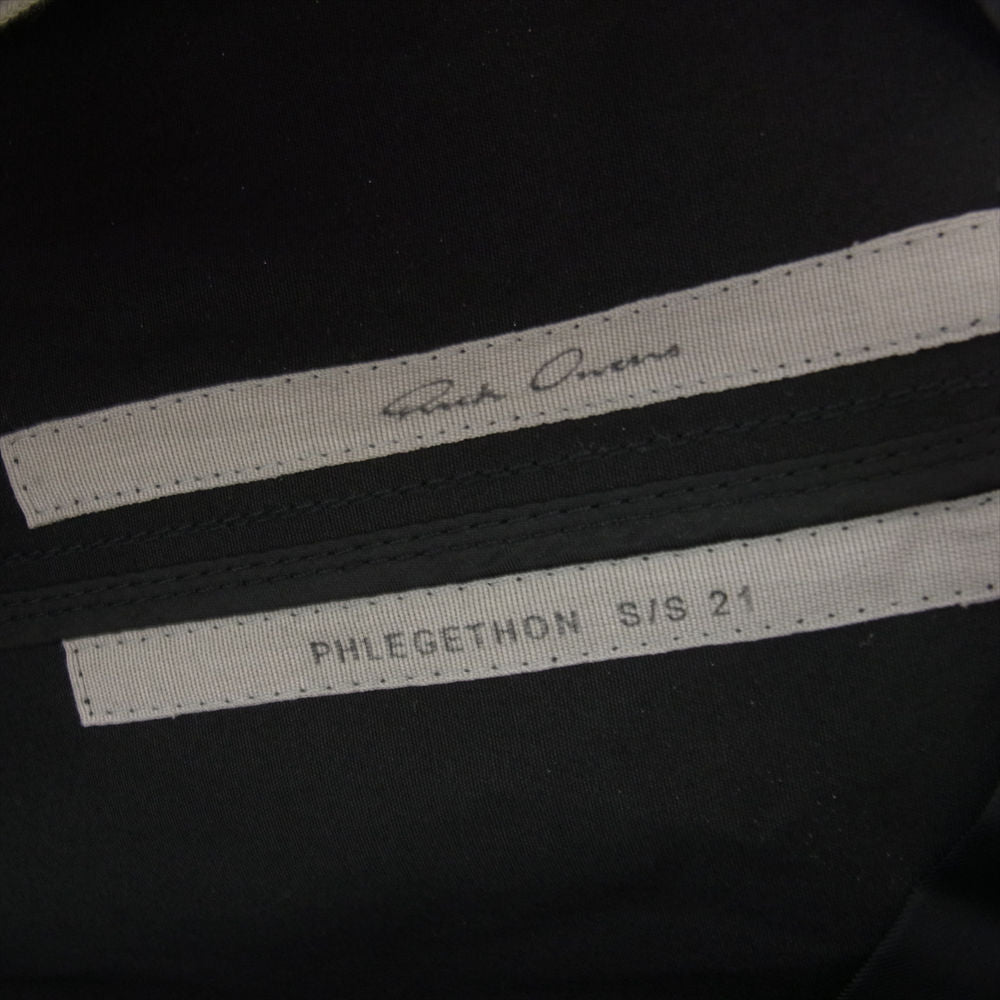 Rick Owens リックオウエンス 21SS RU21S6971 BAUHAUS PARKA バウハウス パーカー TE モッズコート ジャケット ブラック系 46【極上美品】【中古】