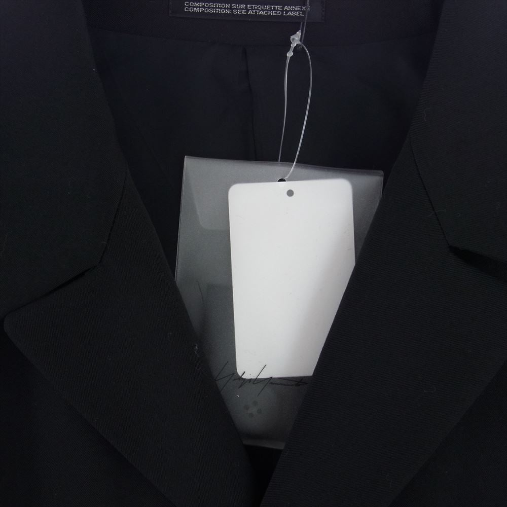 Yohji Yamamoto POUR HOMME ヨウジヤマモトプールオム 20SS FN-J06-100 NO FUTURE ノーフューチャー ドクター ジャケット コート ブラック系 2【極上美品】【中古】