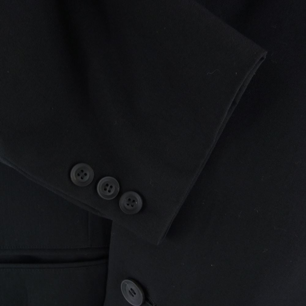 Yohji Yamamoto POUR HOMME ヨウジヤマモトプールオム 20SS FN-J06-100 NO FUTURE ノーフューチャー ドクター ジャケット コート ブラック系 2【極上美品】【中古】