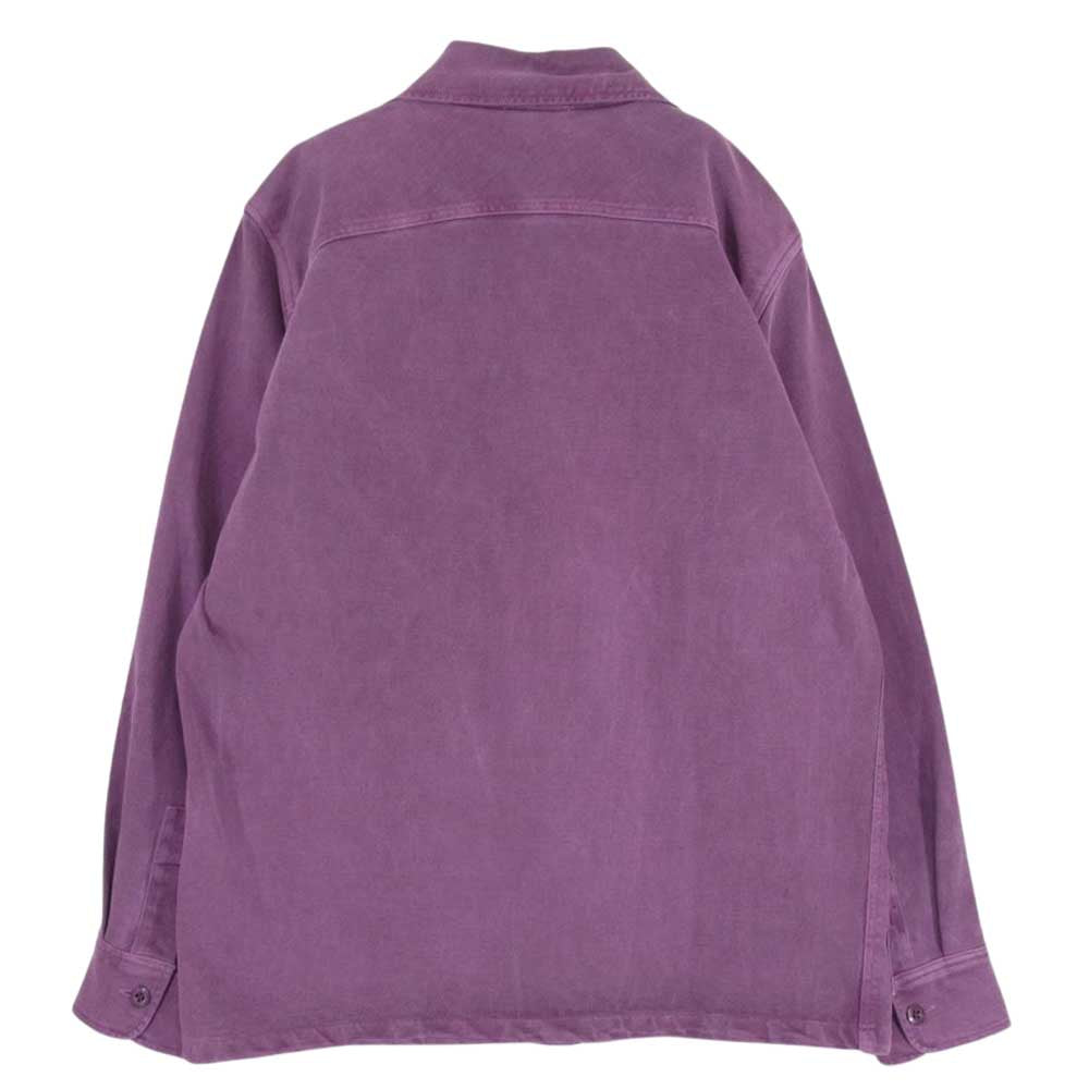 HYSTERIC GLAMOUR ヒステリックグラマー 19SS 02191CJ07 HYS SOUNDS SHIRT JACKET ヒステリックサウンド フルジップ シャツ ジャケット パープル系 L【中古】