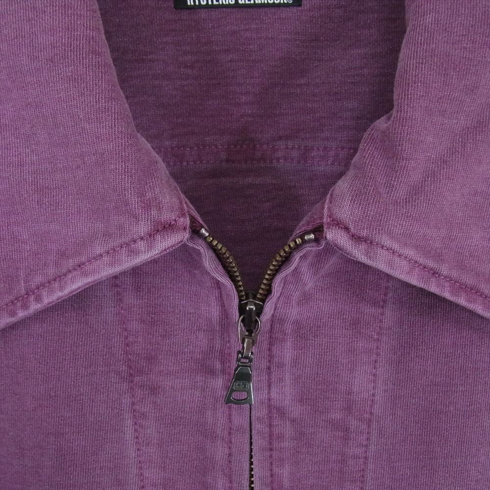 HYSTERIC GLAMOUR ヒステリックグラマー 19SS 02191CJ07 HYS SOUNDS SHIRT JACKET ヒステリックサウンド フルジップ シャツ ジャケット パープル系 L【中古】