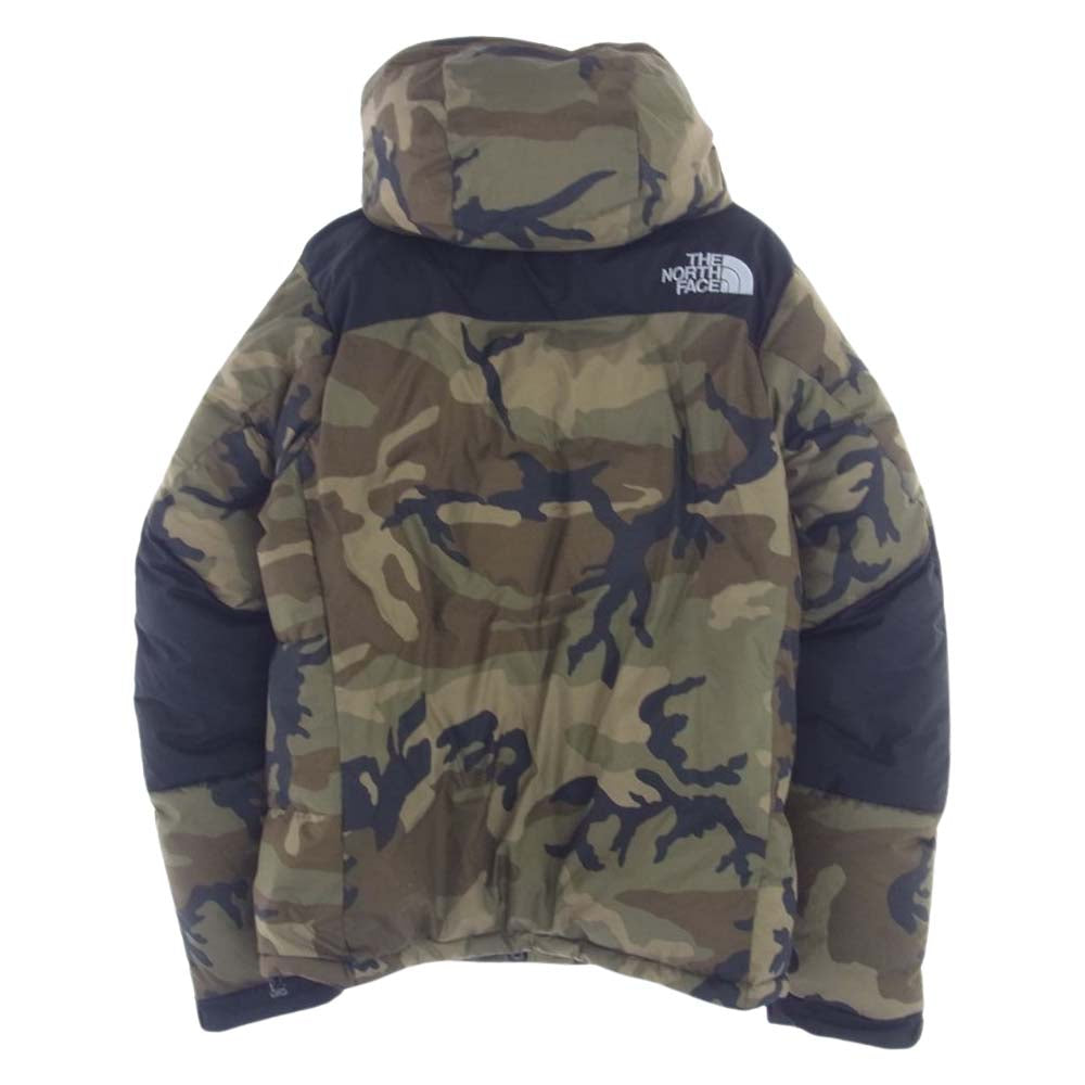 THE NORTH FACE ノースフェイス ND91951  Novelty Baltro Light Jacket ノベルティ カモ柄 バルトロライト ダウン ジャケット カーキ系 XL【中古】
