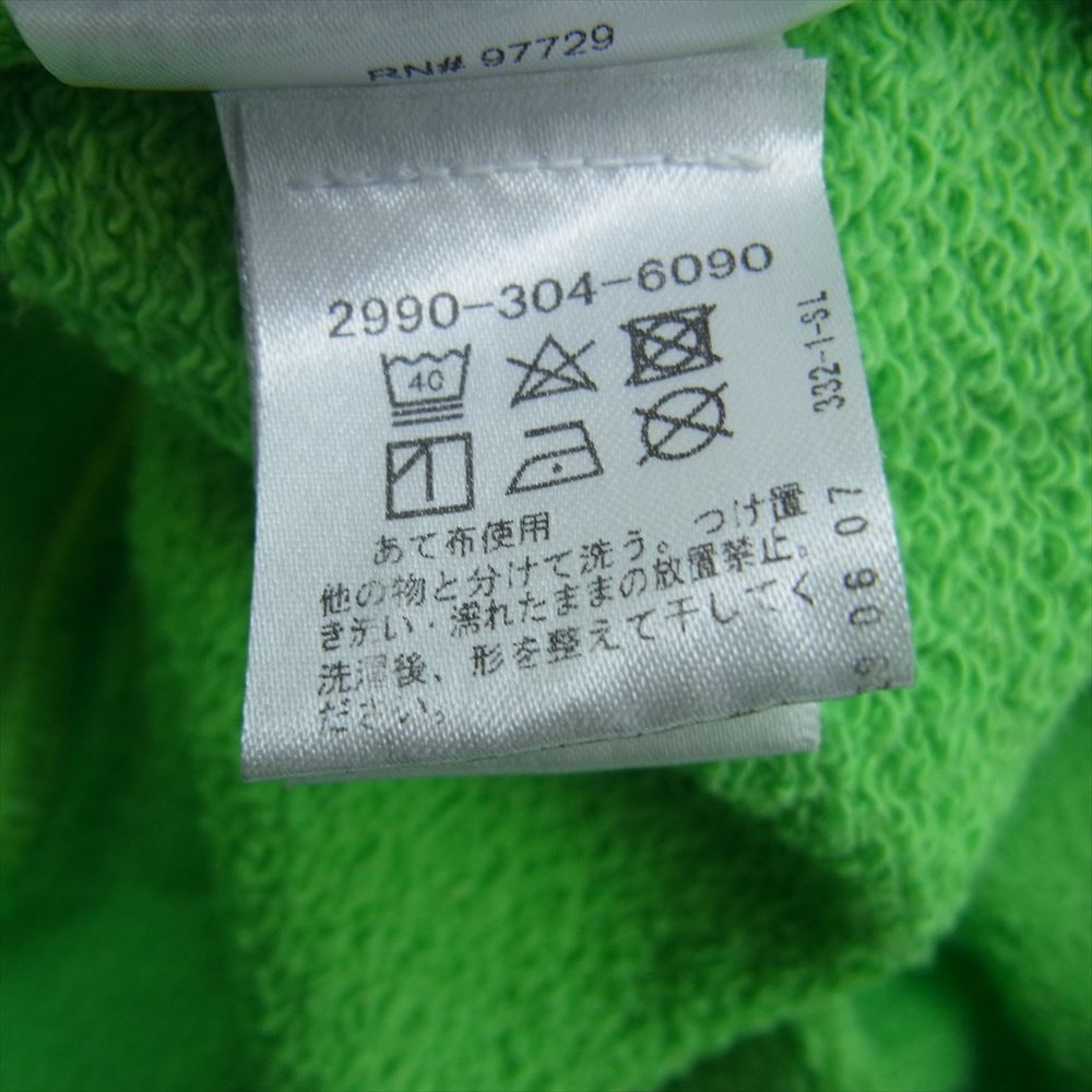CHROME HEARTS クロムハーツ（原本無） 国内正規品 PPO SEXRCD GRN HD PLVR MATTY BOY sex records マッティボーイ セックス レコード パーカー ライトグリーン系 S【中古】