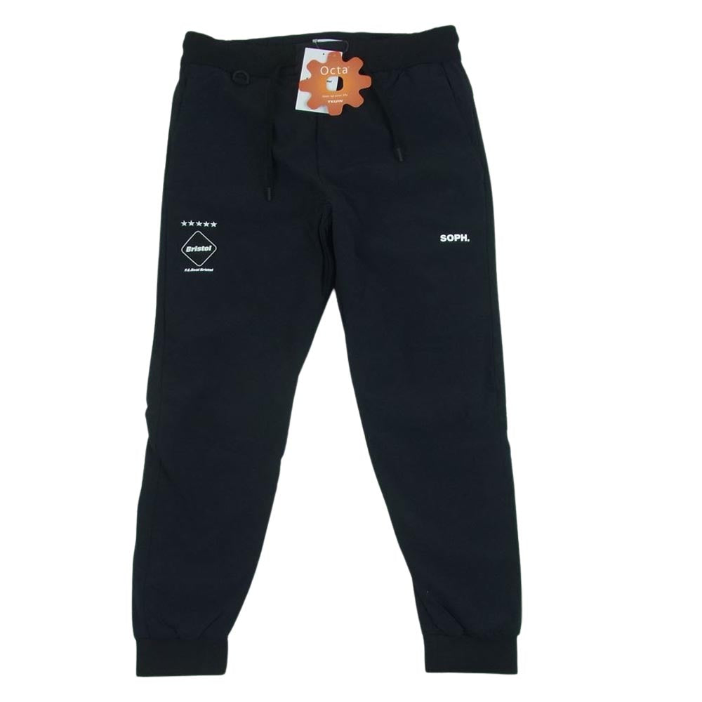F.C.R.B. エフシーアールビー 23AW FCRB-232067 LYCRA TRACK RIBBED PANTS ライクラ トラック リベット パンツ ブラック系 M【美品】【中古】