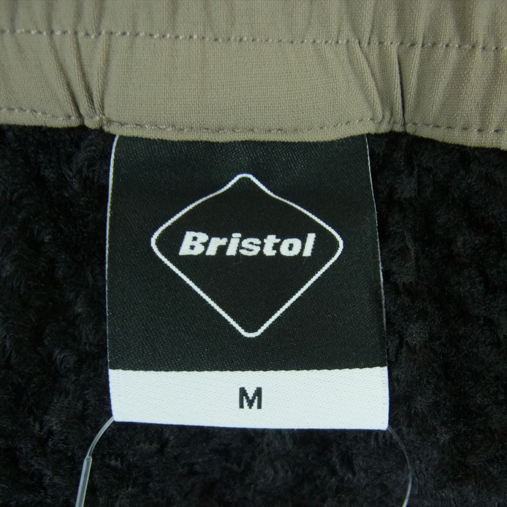 F.C.R.B. エフシーアールビー 23AW FCRB-232067 LYCRA TRACK RIBBED PANTS ライクラ トラック リベット パンツ ベージュ系 M【美品】【中古】