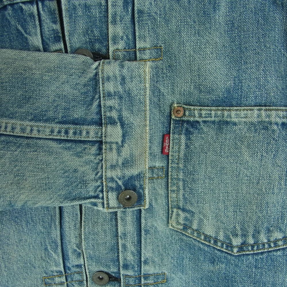 Levi's リーバイス J02 JT070 11 93 71506 XX 大戦モデル 復刻 デニム ジャケット 日本製 インディゴブルー系 36【中古】
