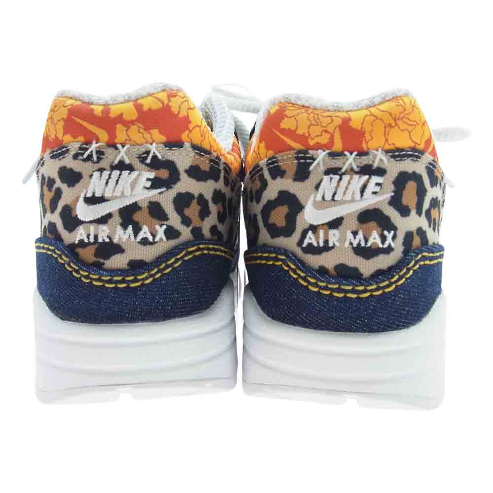 NIKE ナイキ FJ4452-432 AIR MAX 1 PRM MEDIUM エアマックス プレミアム デニム レオパード ローカット スニーカー マルチカラー系 26ｃｍ【新古品】【未使用】【中古】