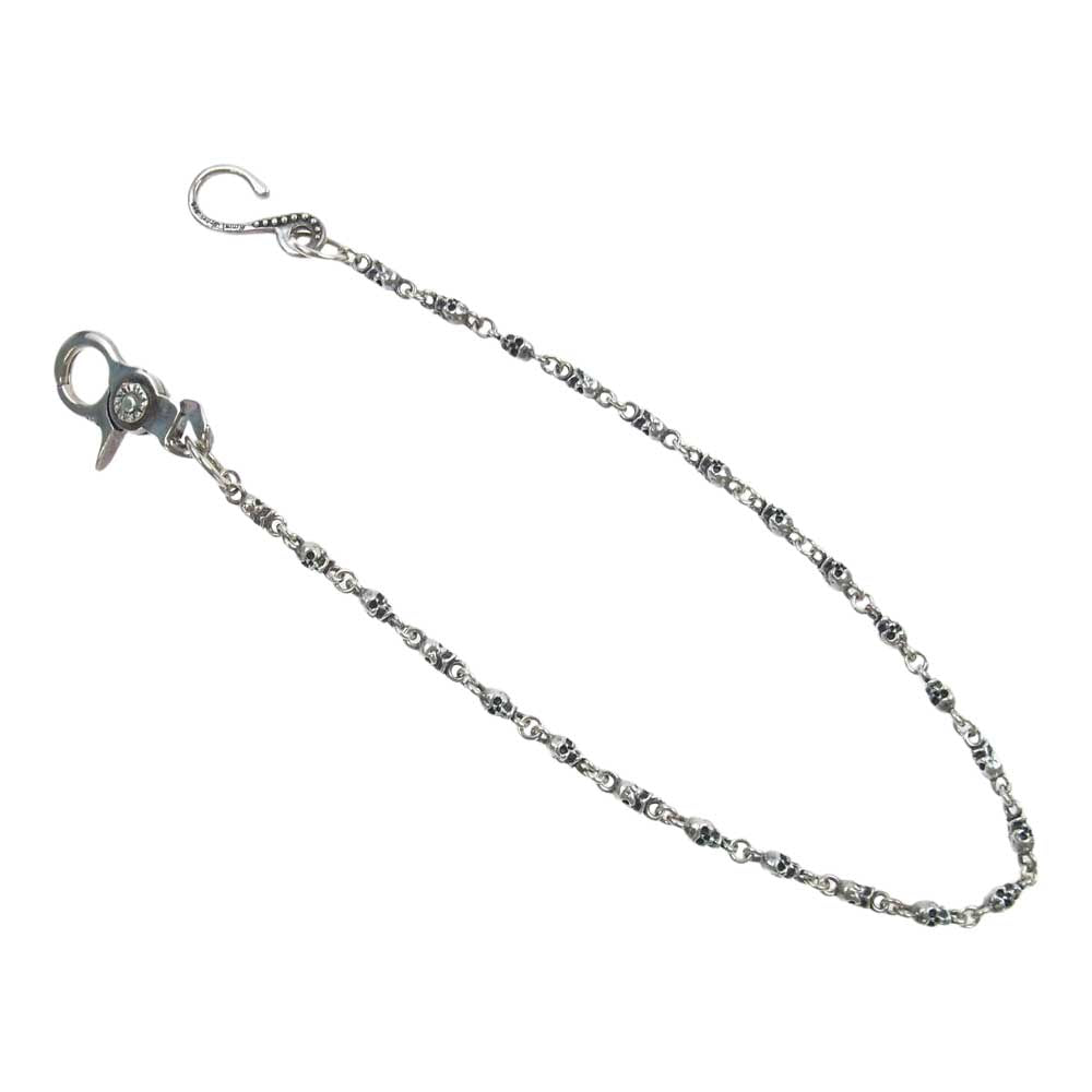 ROYAL ORDER ロイヤルオーダー 1クリップ 1フック スカルリンク  クラウンボール ウォレットチェーン【中古】