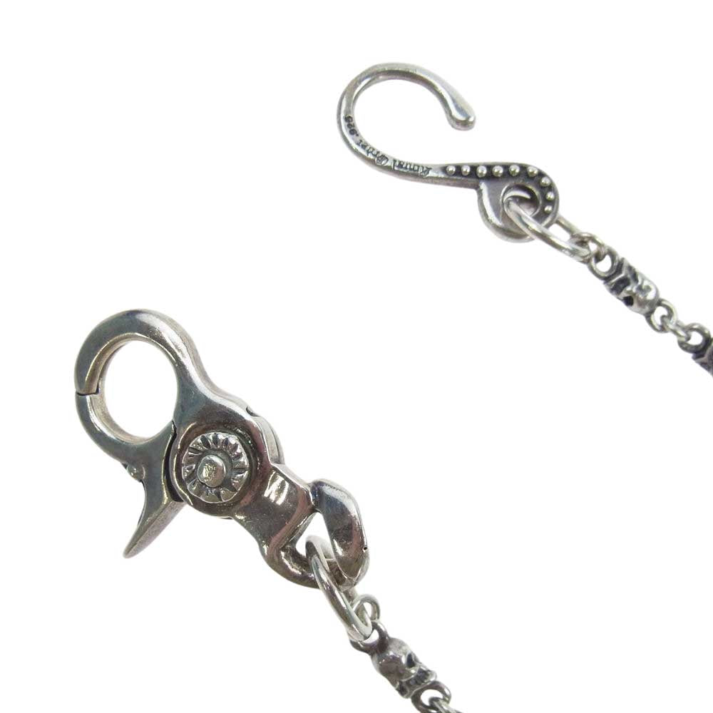 ROYAL ORDER ロイヤルオーダー 1クリップ 1フック スカルリンク  クラウンボール ウォレットチェーン【中古】