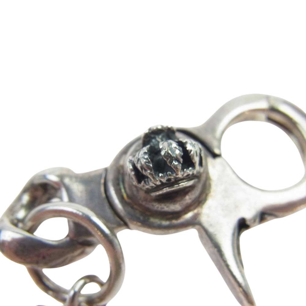 ROYAL ORDER ロイヤルオーダー 1クリップ 1フック スカルリンク  クラウンボール ウォレットチェーン【中古】