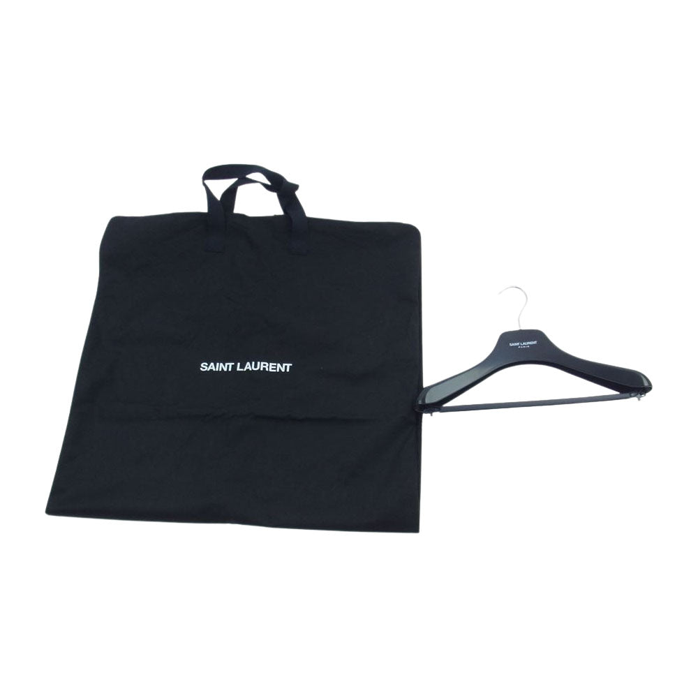 SAINT LAURENT サンローラン 484284 Y5YA2 クラシック モーター サイクル レザー ライダース ジャケット ブラック系 48【美品】【中古】