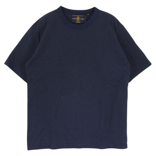 FREEWHEELERS フリーホイーラーズ ULTIMA THULE TACTICAL SHORT SLEEVE T-SHIRT 半袖 Tシャツ ネイビー系 M【中古】