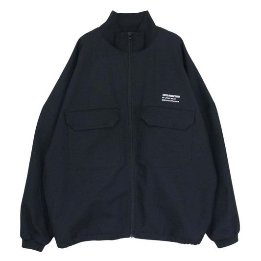 COOTIE クーティー ジップアップ ブルゾン ジャケット ブラック系 S【中古】