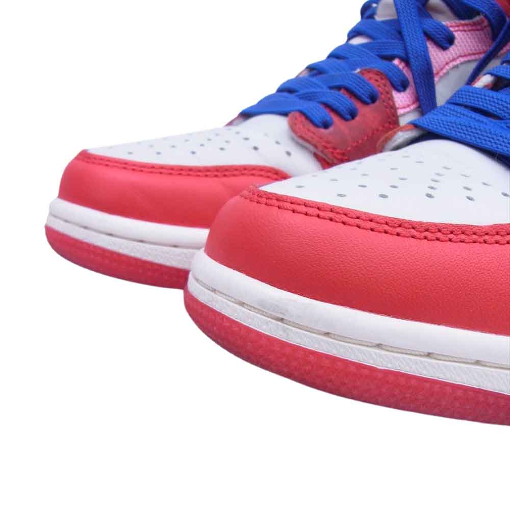 NIKE ナイキ DV1748-601 Spider-Man スパイダーマン AIR JORDAN 1 HIGH OG SP エアジョーダン スニーカー レッド系 26cm【中古】