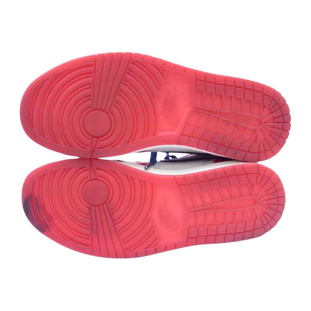 NIKE ナイキ DV1748-601 Spider-Man スパイダーマン AIR JORDAN 1 HIGH OG SP エアジョーダン スニーカー レッド系 26cm【中古】