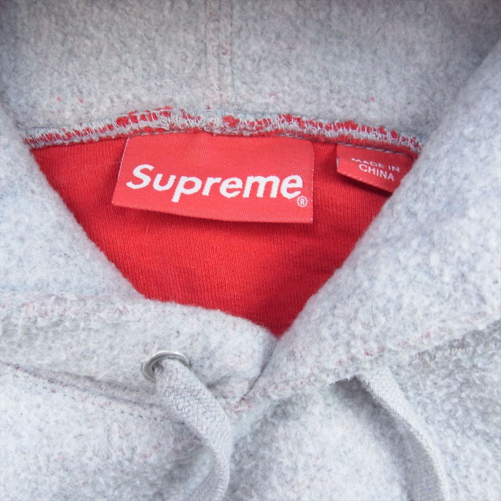 Supreme シュプリーム 23SS  Inside Out Box Logo Hooded Sweatshirt インサイド アウト ボックスロゴ プルオーバー フーディー パーカー グレー系 L【中古】