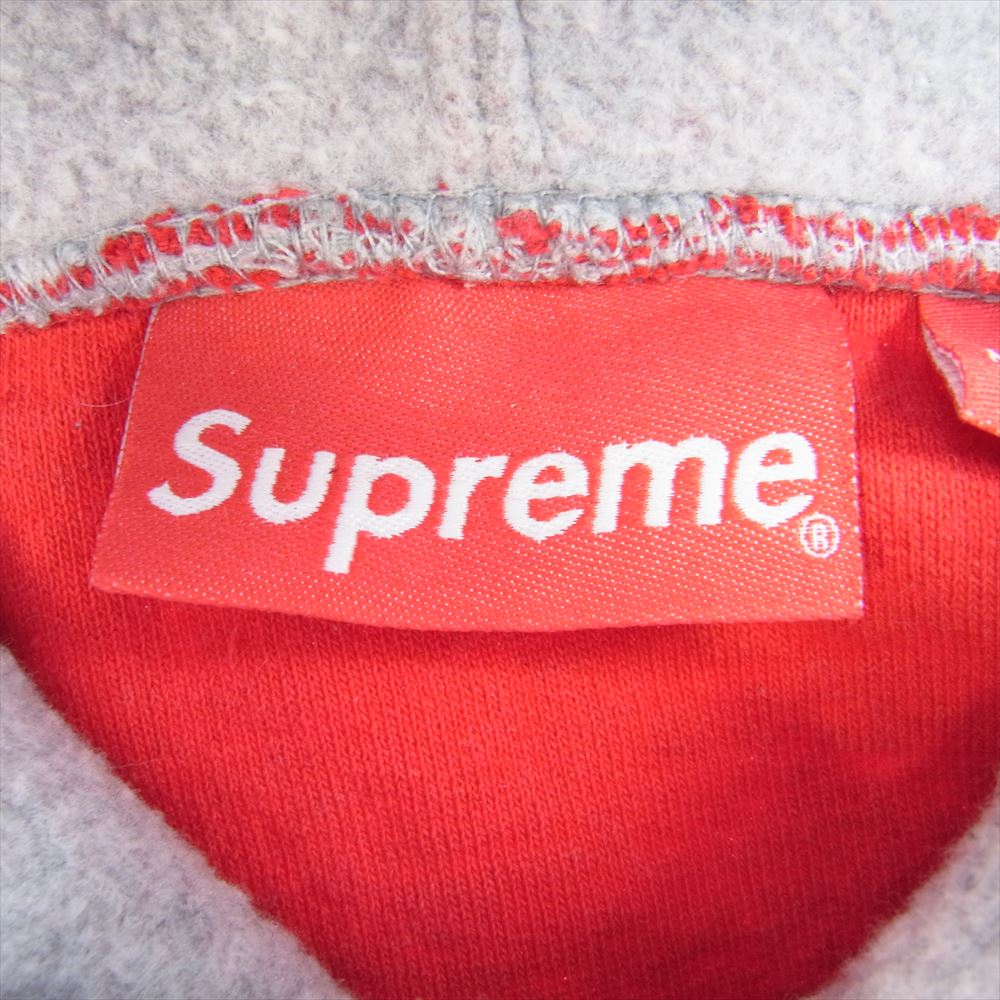Supreme シュプリーム 23SS  Inside Out Box Logo Hooded Sweatshirt インサイド アウト ボックスロゴ プルオーバー フーディー パーカー グレー系 L【中古】