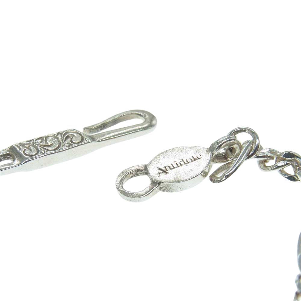 アンチドートバイヤーズクラブ Engraved Large Cross Pendant 唐草 クロスモチーフ ペンダントトップ ネックレス シルバー系【中古】