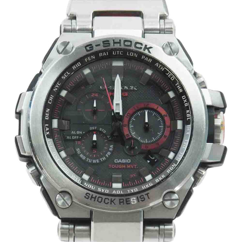 G-SHOCK ジーショック MTG-S1000D-1AJF 電波ソーラー 電波時計 腕時計 ウォッチ シルバー系【中古】