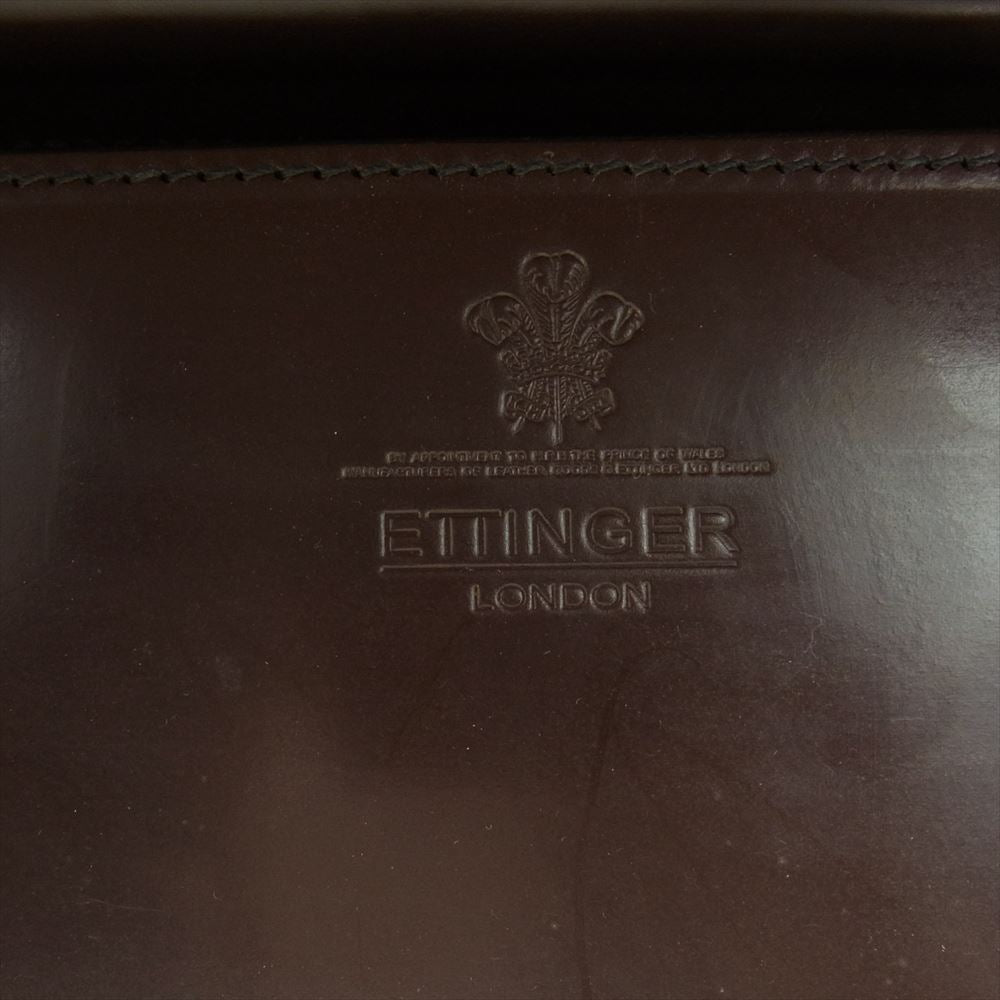 Ettinger エッティンガー ヘリテージ ウエスト ミンスター ブリーフケース ブライドルレザー ブラウン系【中古】