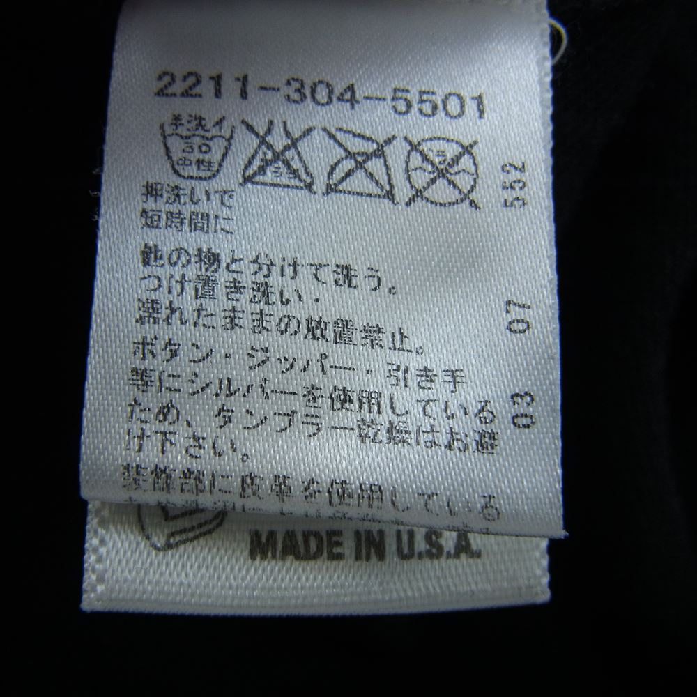 CHROME HEARTS クロムハーツ（原本無） 国内正規品 DENIM WESTERN Loose Ends 袖レザーパッチ クロスボールボタン ウエスタン 長袖 シャツ ブラック系【中古】