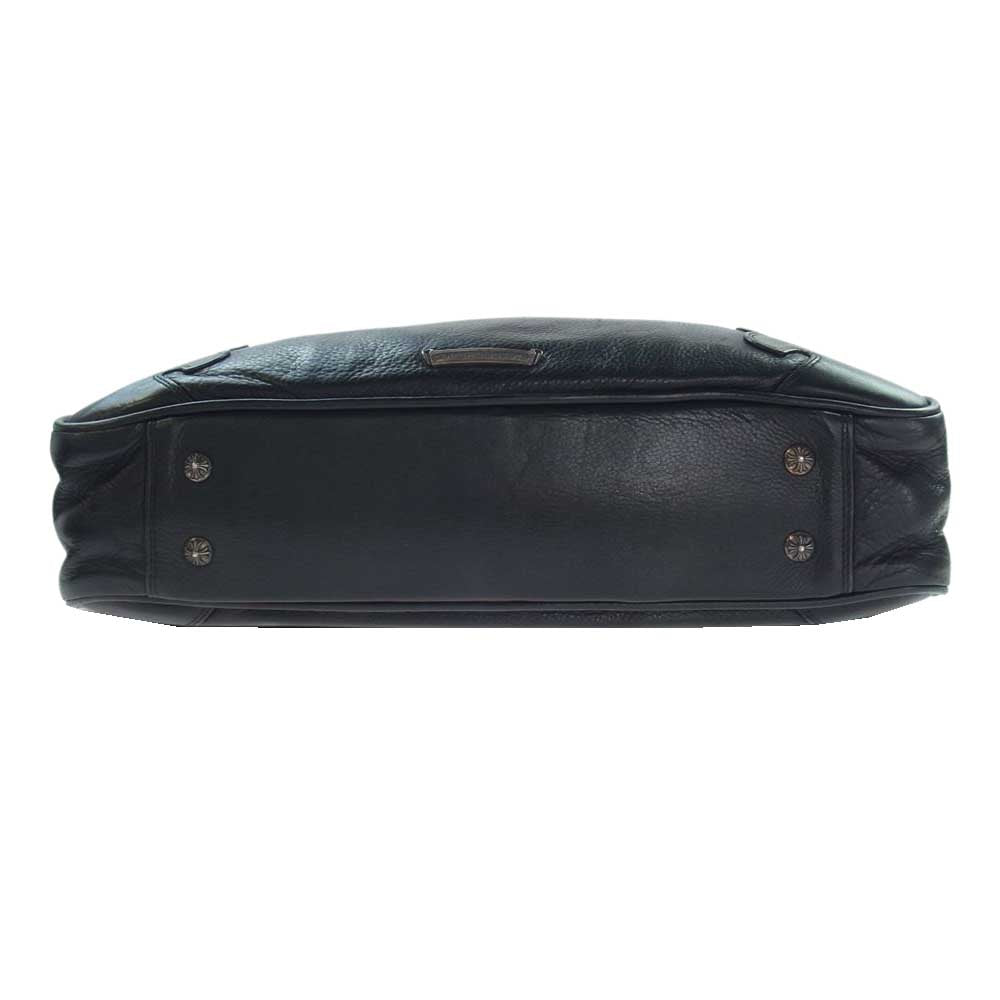 CHROME HEARTS クロムハーツ（原本無） BAG-DIAPER 2WAY ダイパー ダガージップ フレアパッチ オールレザー ショルダー ビジネス バッグ ブラック系【中古】