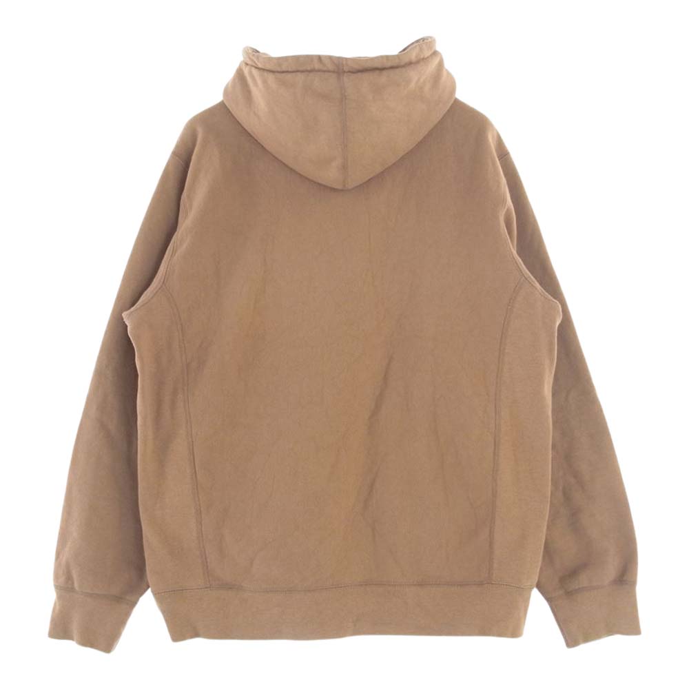 Supreme シュプリーム 19SS Apple Hooded Sweatshirt アップル グラフィック フーディ スウェット パーカー　 ブラウン系 L【中古】