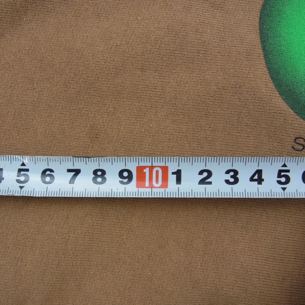 Supreme シュプリーム 19SS Apple Hooded Sweatshirt アップル グラフィック フーディ スウェット パーカー　 ブラウン系 L【中古】