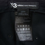 Y-3 Yohji Yamamoto ワイスリー ヨウジヤマモト FH9290 CLASSIC LOGO CAP クラシック ロゴ キャップ 帽子 ブラック系【中古】