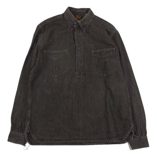 MR.FREEDOM ミスターフリーダム NOS BROWN シャンブレー プルオーバー シャツ ブラウン系 M【中古】