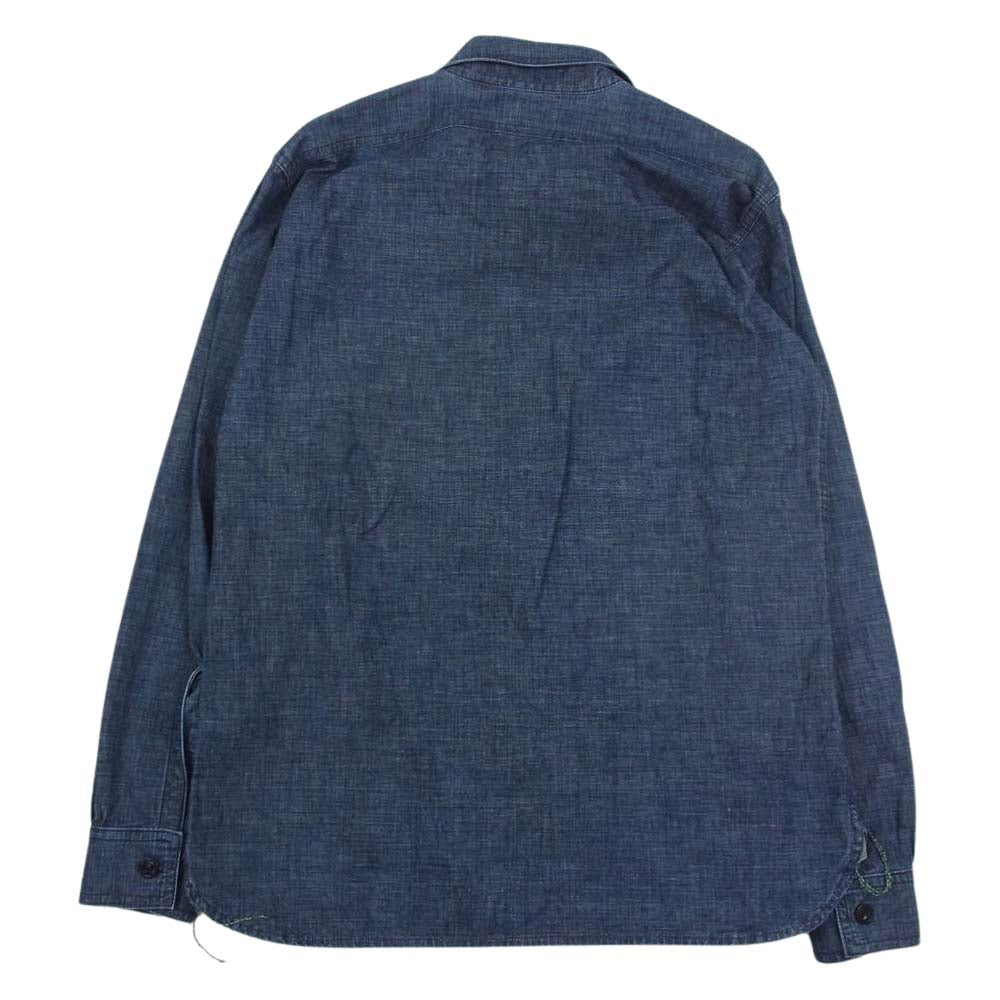 MR.FREEDOM ミスターフリーダム Denim WORKMAN SHIRTS ワークマン シャツ インディゴブルー系 M【中古】