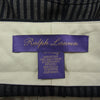 RALPH LAUREN ラルフローレン Purple Label パープルレーベル 50th anniversary ストライプ トラウザー パンツ ブラック系【美品】【中古】
