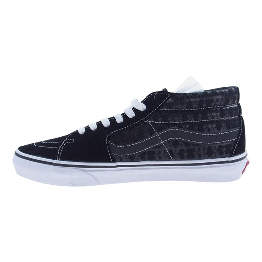 VANS バンズ V38MID CF BUMP SK8-MID スケートミッド BUMP OF CHICKEN コラボ スニーカー ブラック系 ホワイト系 26.5cm【新古品】【未使用】【中古】
