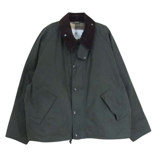 Barbour バブアー transport wax トランスポート ワックス ジャケット カーキ系 38【中古】