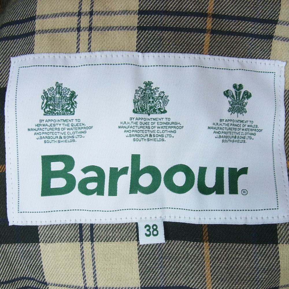 Barbour バブアー transport wax トランスポート ワックス ジャケット カーキ系 38【中古】