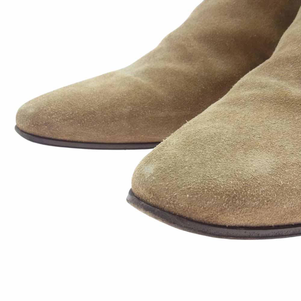 SAINT LAURENT サンローラン 379762 アンクルストラップ シューズ ジョッパー ブーツ ライトブラウン系 42【中古】