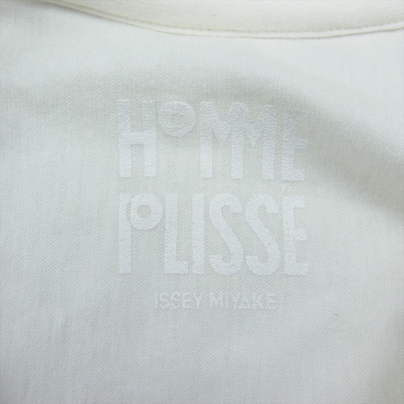 HOMME PLISSE ISSEY MIYAKE オム プリッセ イッセイミヤケ HP55JK310 RELEASE-T BASIC リラックス Tシャツ ベーシック 半袖カットソー ホワイト系 3【中古】