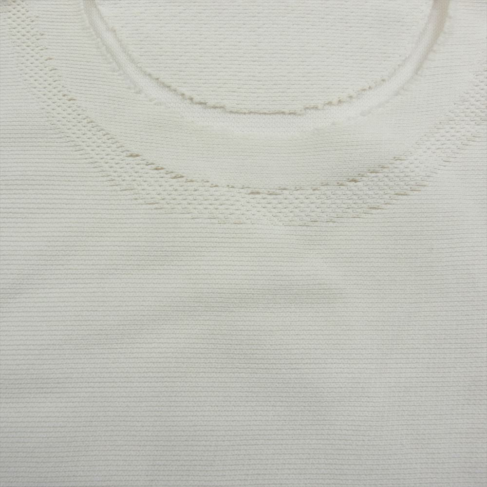 ISSEY MIYAKE イッセイミヤケ A-POC ABLE AT13KK418 TYPE-A-004 コットン ニット カットソー オフホワイト系 3【中古】