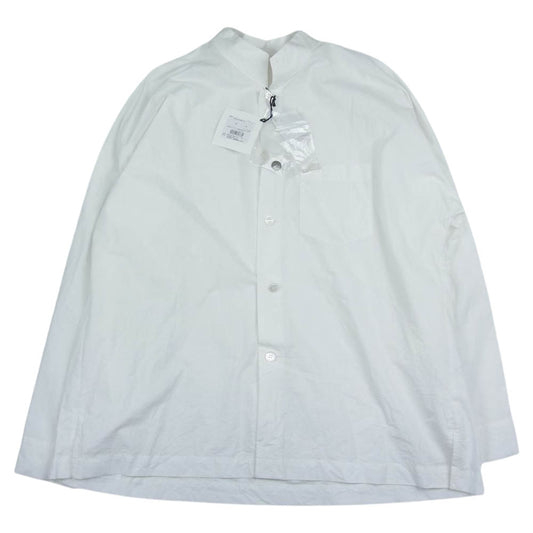 HOMME PLISSE ISSEY MIYAKE オム プリッセ イッセイミヤケ HP33FJ345 STREAMLINE SHIRT ストリーム シャツ ブラウス ホワイト系 3【中古】
