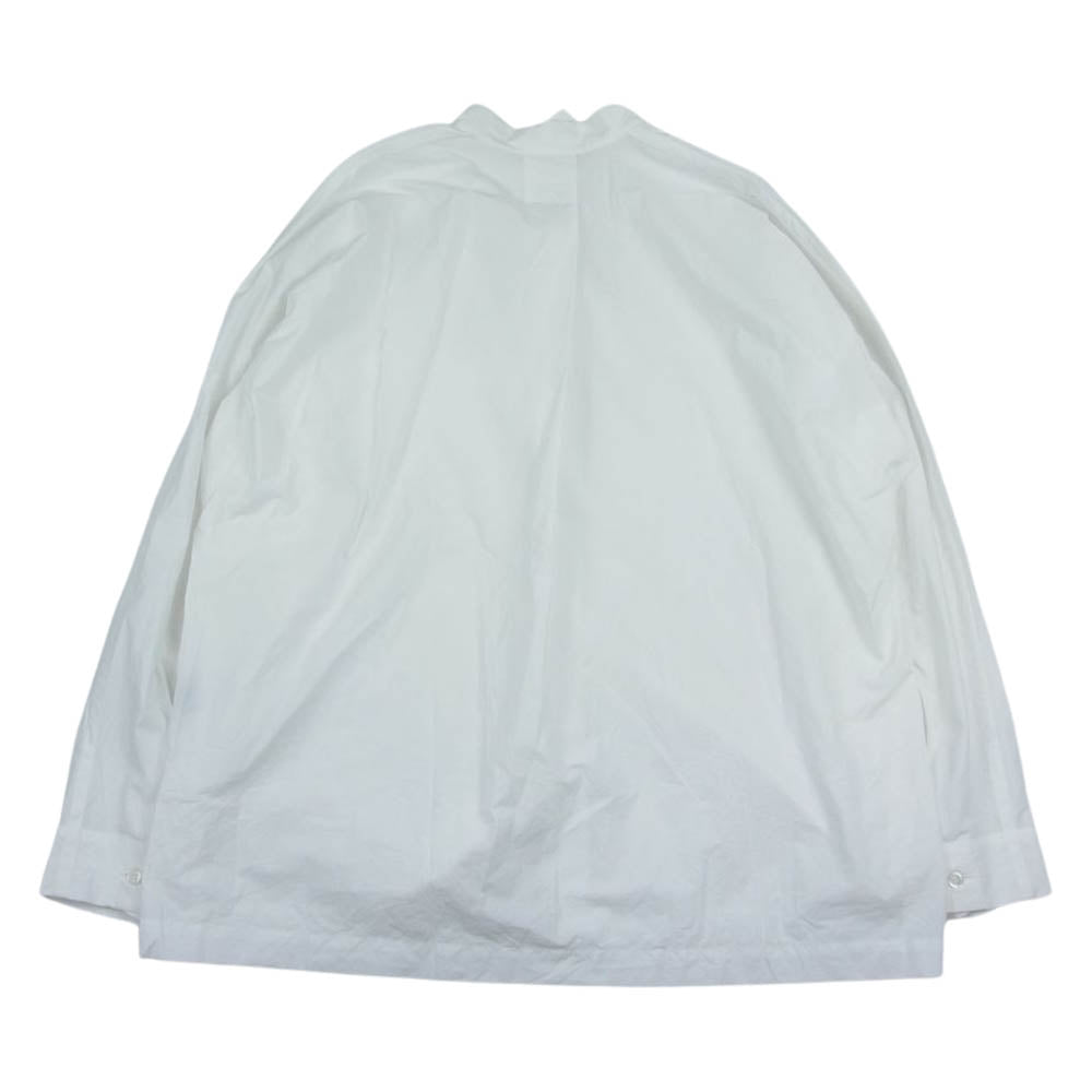 HOMME PLISSE ISSEY MIYAKE オム プリッセ イッセイミヤケ HP33FJ345 STREAMLINE SHIRT ストリーム シャツ ブラウス ホワイト系 3【中古】