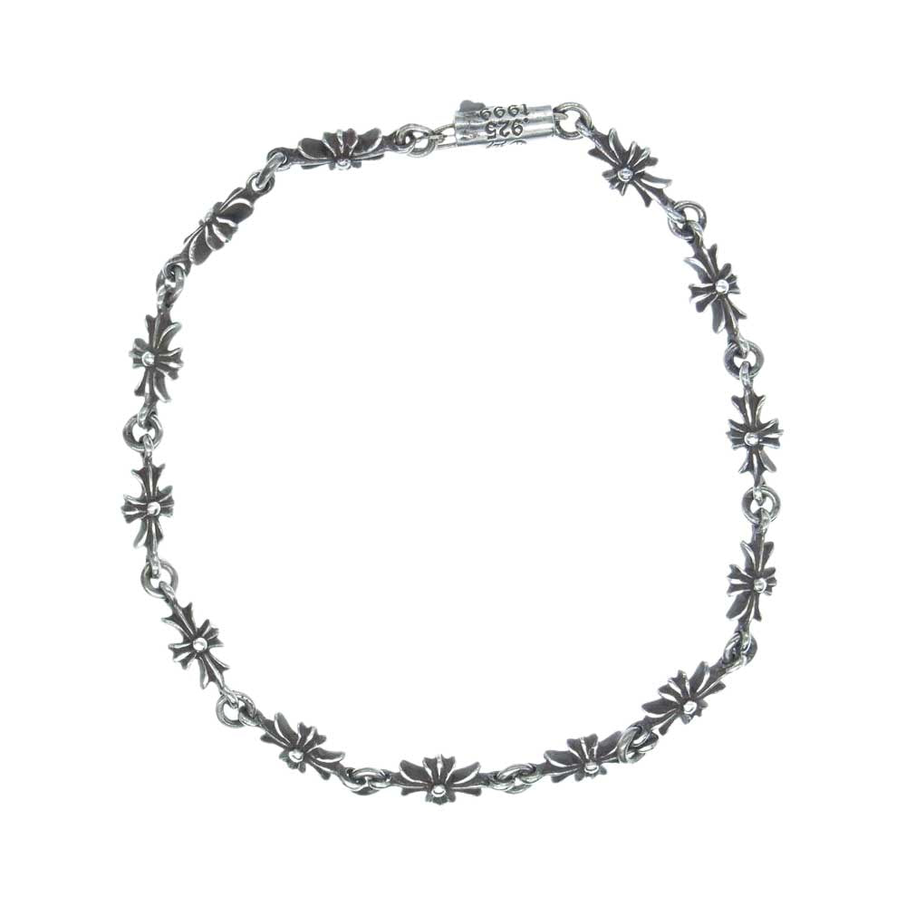 CHROME HEARTS クロムハーツ（原本無） TNY E CH PLS タイニーE CHプラス 13LINK シルバー ブレスレット シルバー系【中古】