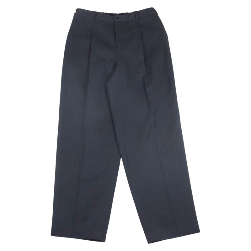 GRAPHPAPER グラフペーパー GM233-40170B SCALE OFF WOOL TAPERED TROUSERS ワイド スラックス グレー系 F【美品】【中古】