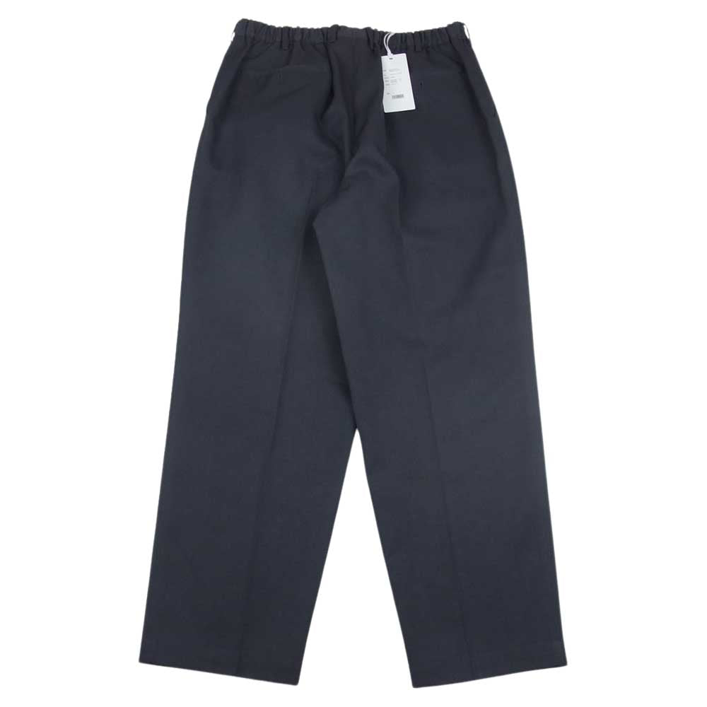 GRAPHPAPER グラフペーパー GM233-40170B SCALE OFF WOOL TAPERED TROUSERS ワイド スラックス グレー系 F【美品】【中古】