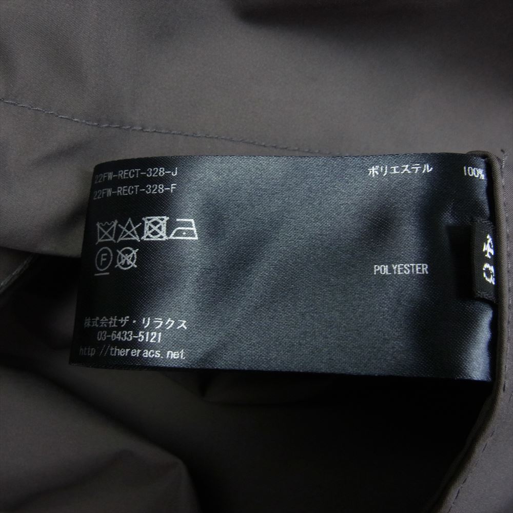 THE RERACS ザリラクス 22AW 22FW-RECT-328-J THE MODS COAT ライナー付き ショート モッズコート カーキ系 48【美品】【中古】