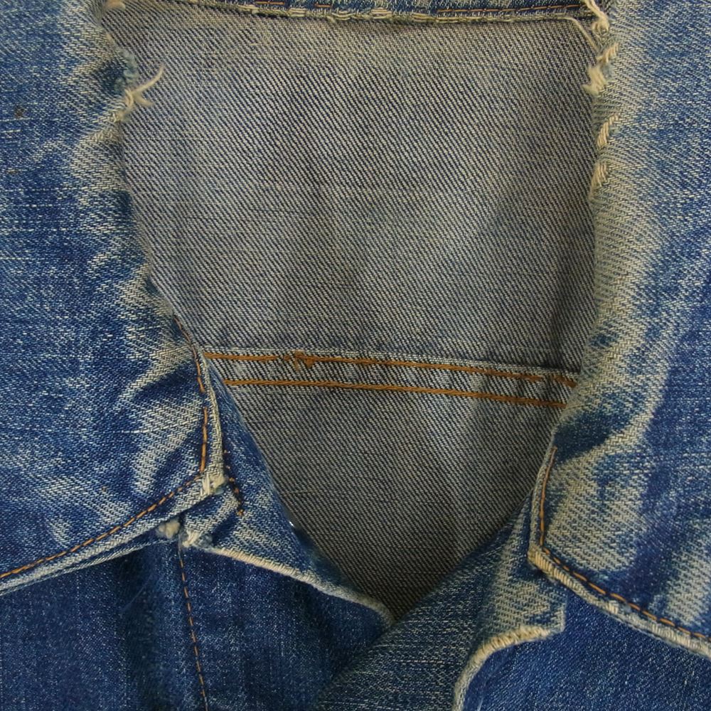 Levi's リーバイス 70505 ビッグE BigE ボタン裏刻印525 ヴィンテージ オリジナル デニムジャケット インディゴブルー系 サイズ表記無【中古】