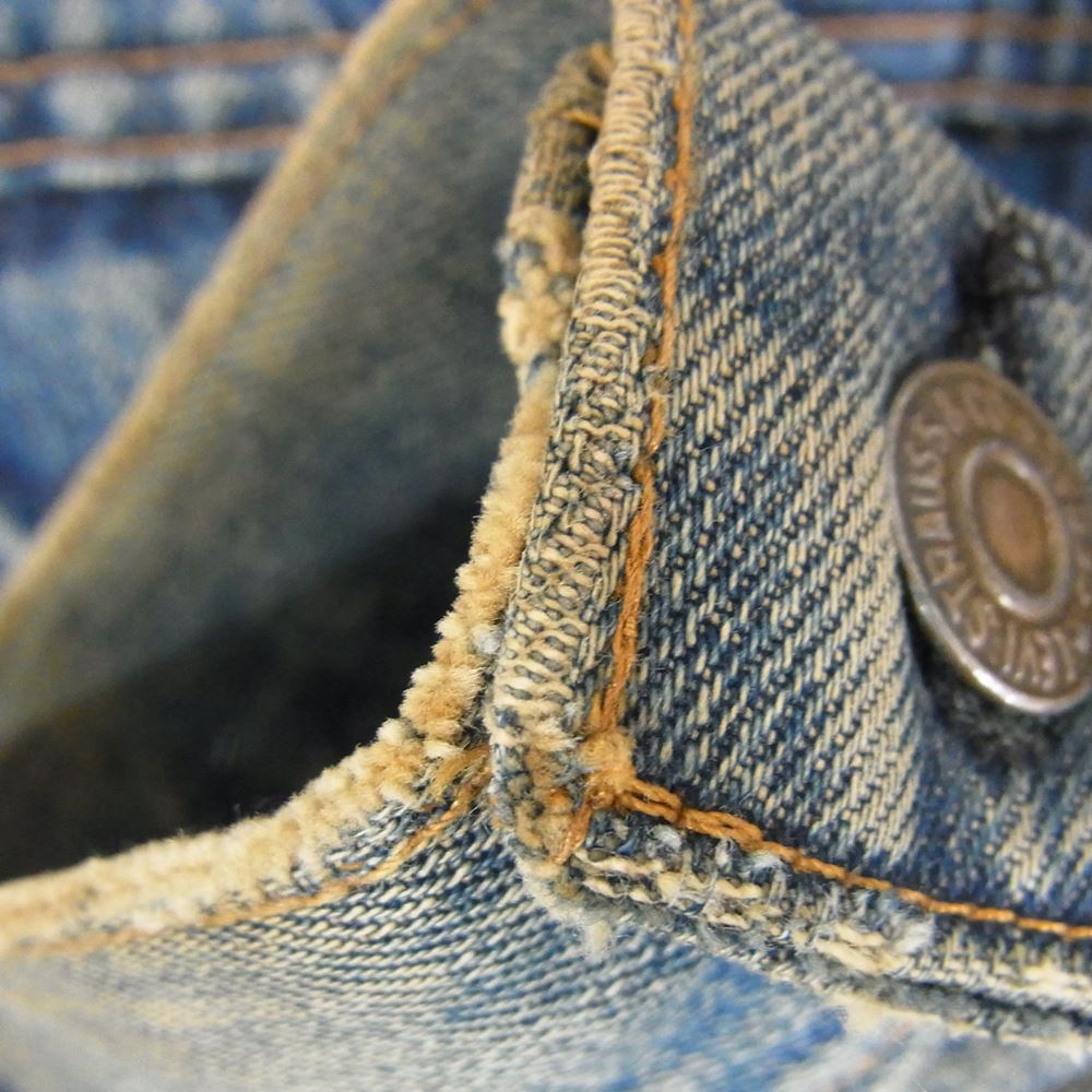 Levi's リーバイス 70505 ビッグE BigE ボタン裏刻印525 ヴィンテージ オリジナル デニムジャケット インディゴブルー系 サイズ表記無【中古】