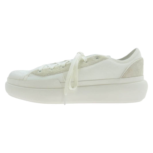 Y-3 Yohji Yamamoto ワイスリー ヨウジヤマモト ID4211 AJATU COURT LOW アジャツ ラン ローカットスニーカー ホワイト系 28cm【極上美品】【中古】