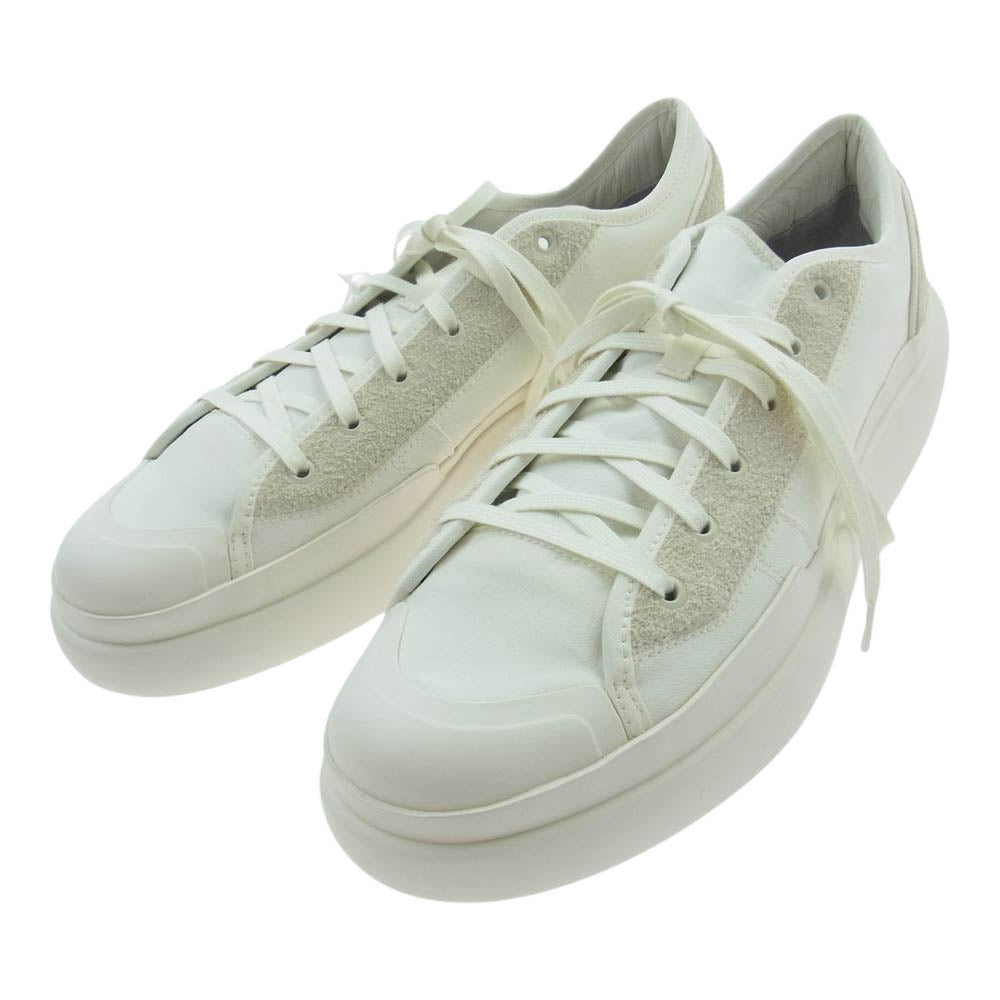 Y-3 Yohji Yamamoto ワイスリー ヨウジヤマモト ID4211 AJATU COURT LOW アジャツ ラン ローカットスニーカー ホワイト系 28cm【極上美品】【中古】