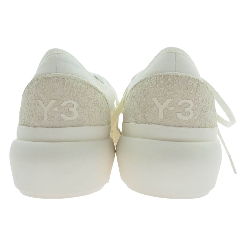 Y-3 Yohji Yamamoto ワイスリー ヨウジヤマモト ID4211 AJATU COURT LOW アジャツ ラン ローカットスニーカー ホワイト系 28cm【極上美品】【中古】