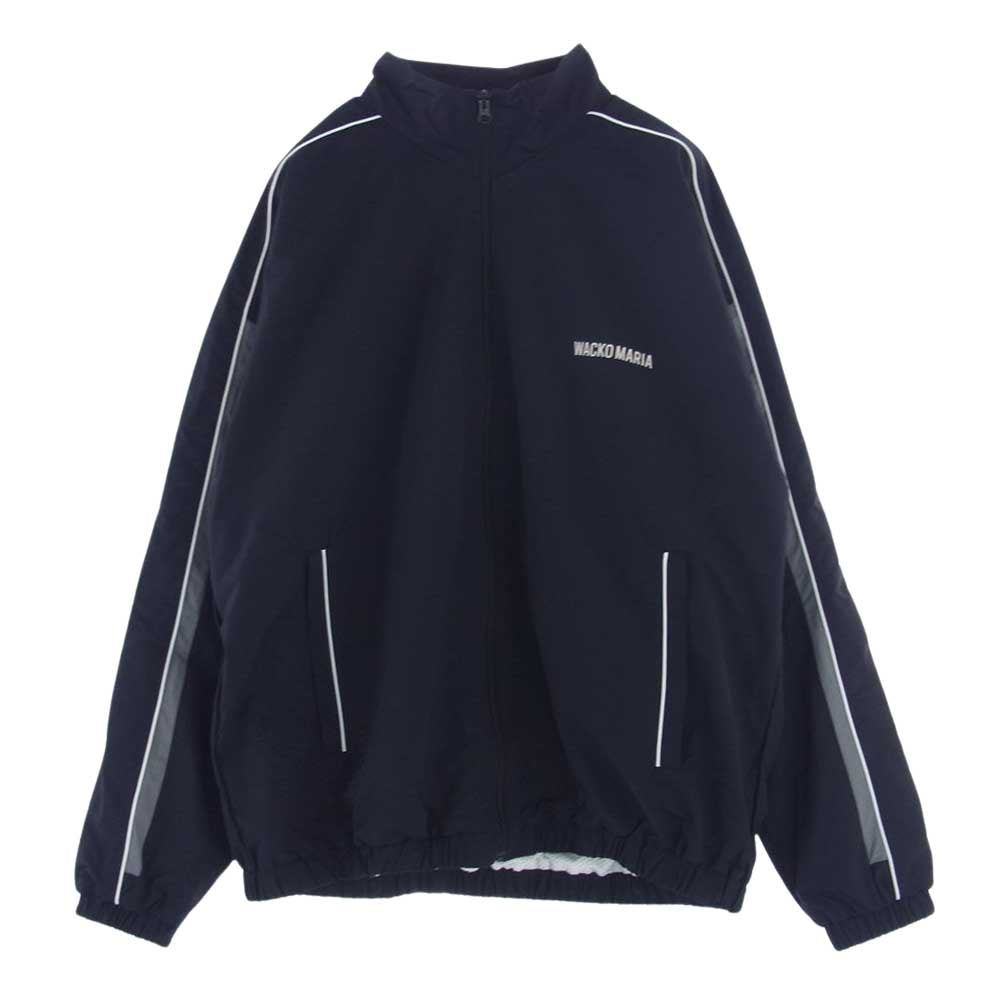 WACKO MARIA ワコマリア 23FW-WMO-TJ05 TRACK JACKET ナイロン トラック ジャケット ブラック系 XL【中古】